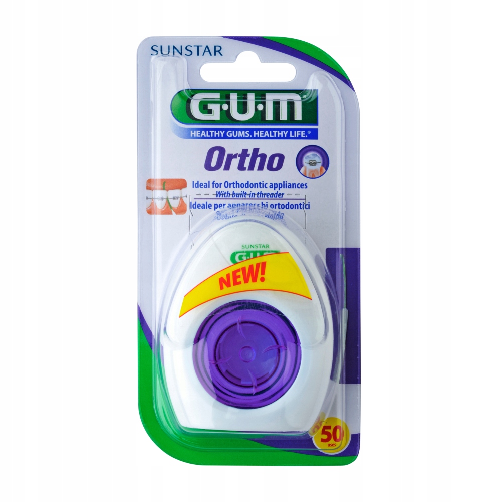 

Gum OrthoFloss (3220) nić dentystyczna orto 50szt.