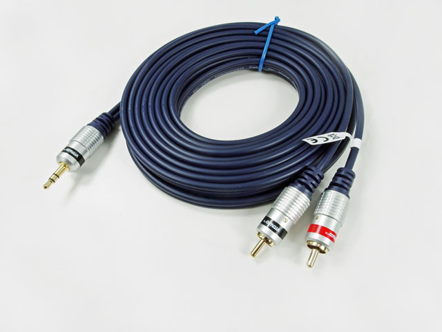 

kabel przewód jack 3,5/ 2 rca chinch 5,0m Vitalco