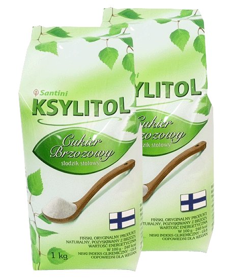 Xylitol, breza cukru pack - 2x1kg - Santiniho