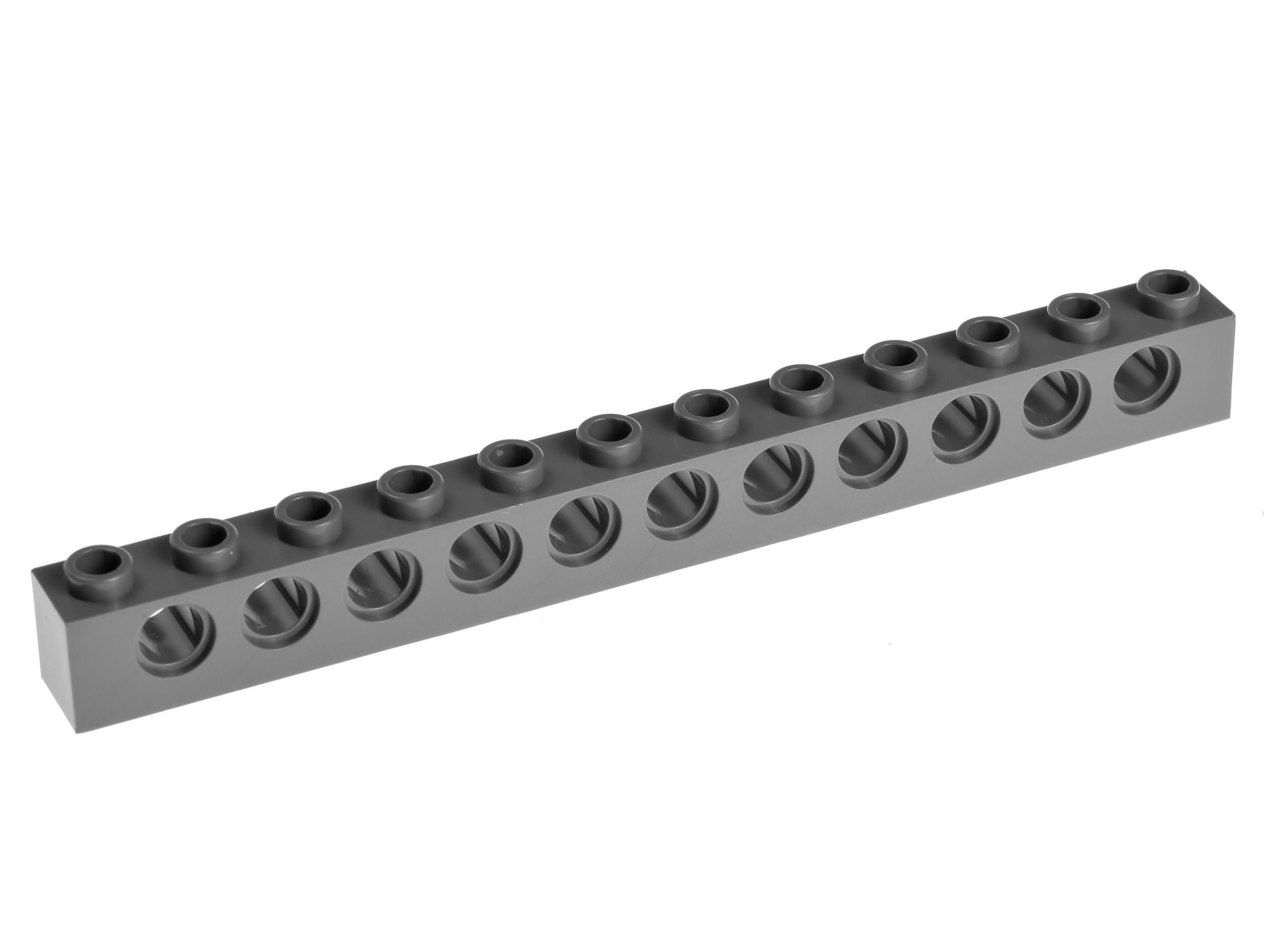 

Lego Belka dziurki 1x12 3895 szara ciemna 2 szt.