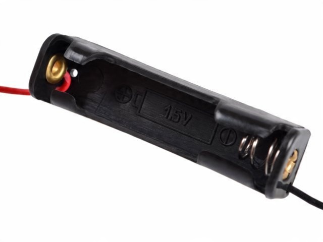 

Koszyk na 1 baterie Aaa paluszek 1,5V z przewodami