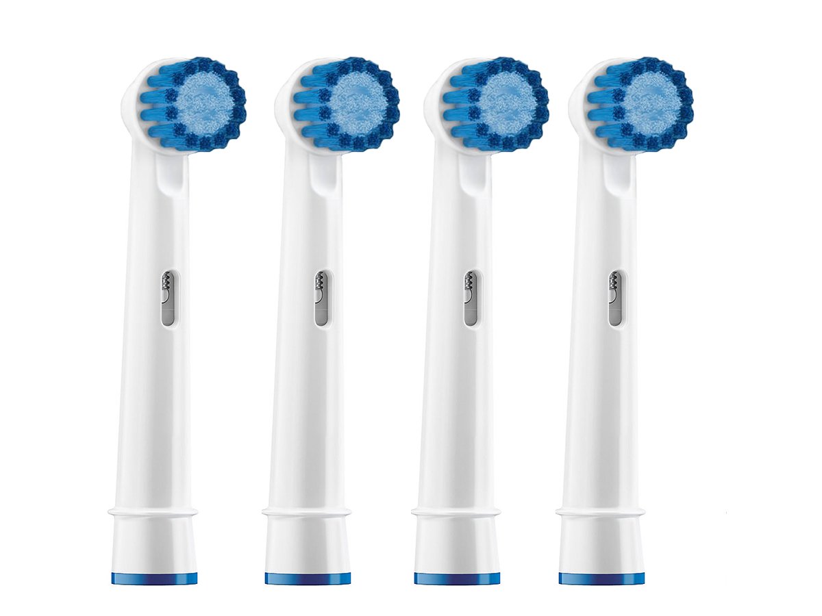 

4 Końcówki Do Oral-b Sensitive Miekkie Włosie
