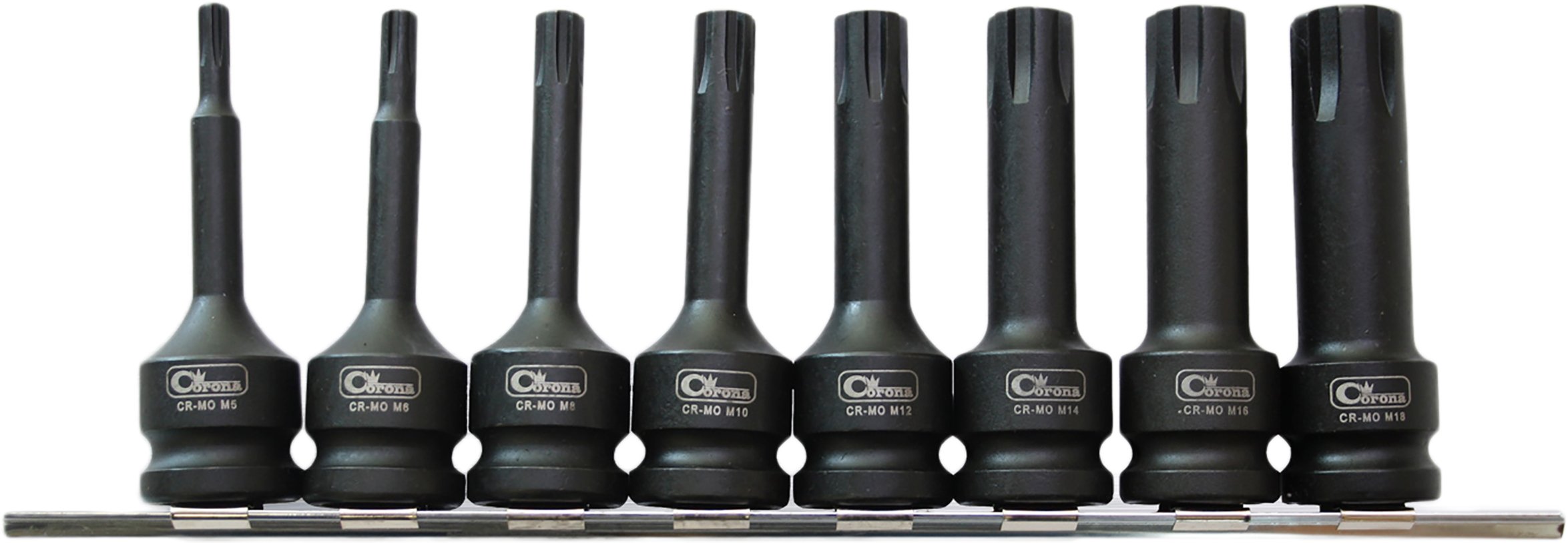 ZESTAW KLUCZY RIBE KLUCZE UDAROWE 1/2 M5-18 8szt