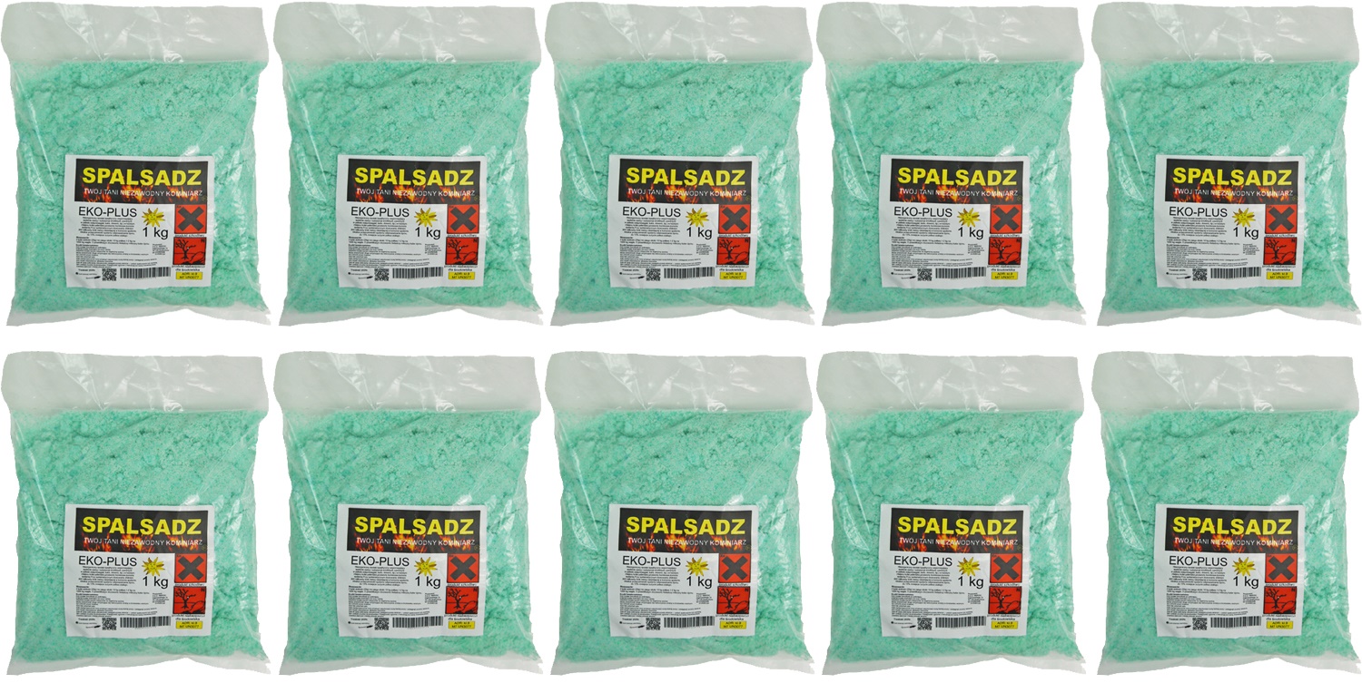 

10 x 1kg Spalsadz Do Sadzy Pieca Na Sadzę Hurt