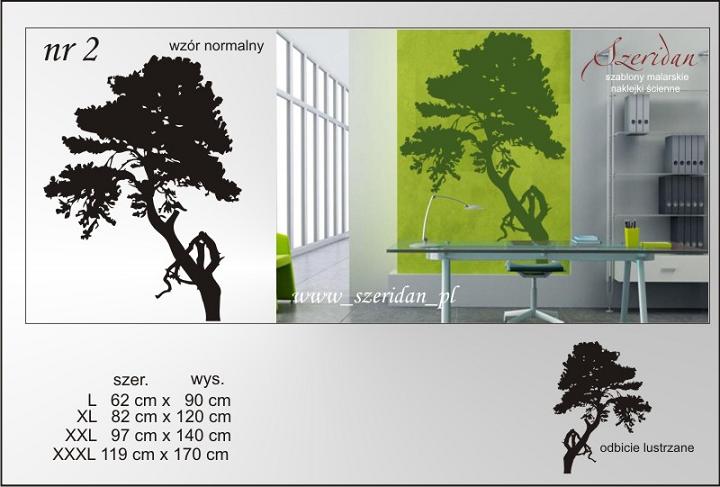 NAKLEJKI Ścienne NA ŚCIANĘ DRZEWA DRZEWO 150cm XXL Pomieszczenie biuro pokój dziecięcy salon sypialnia inne pomieszczenie