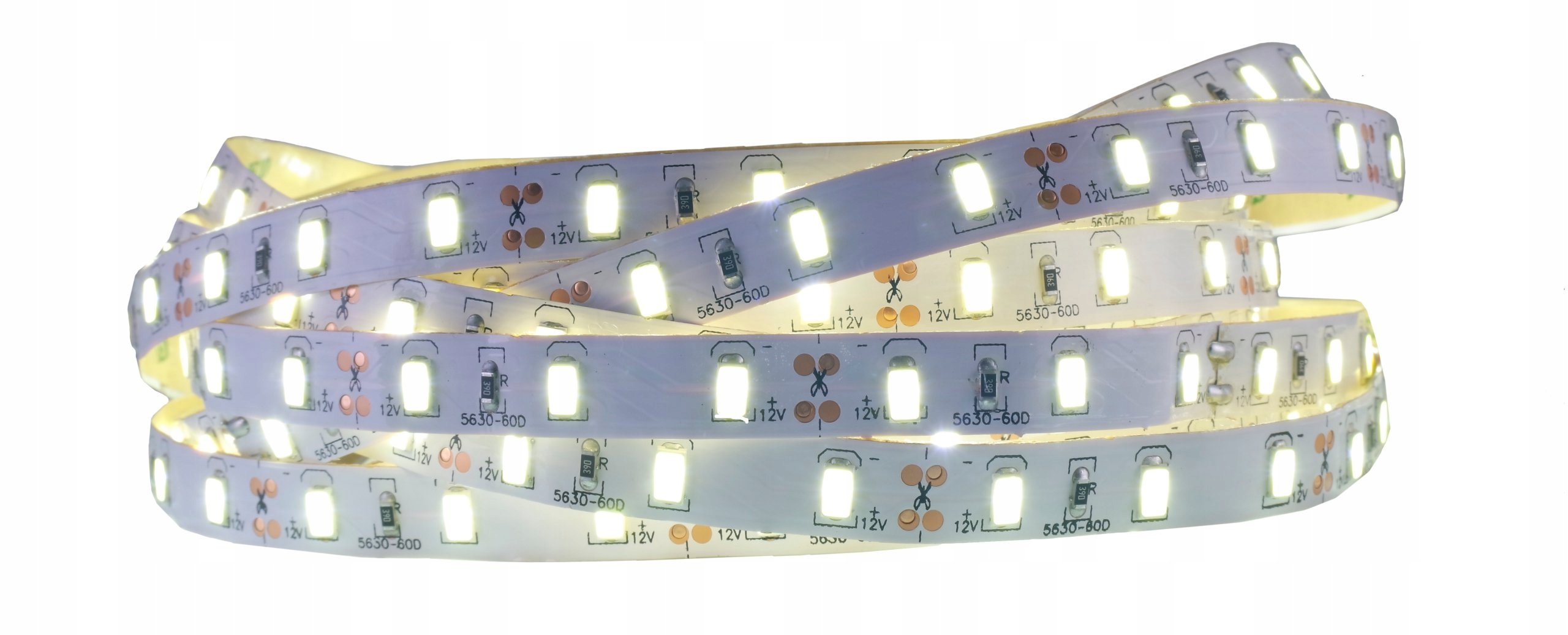 Taśma LED 5630 300LED do samochodu NATURALNA 1m