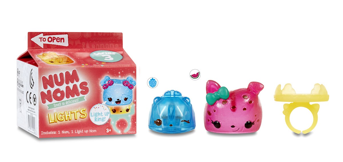 NUM NOMS LIGHTS ŚWIECĄCE PIERŚCIONKI SERIA 3 Seria NUM NOMS