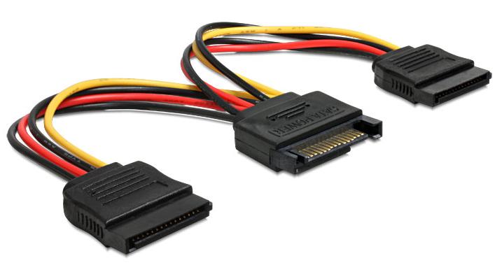 

Akyga Rozgałęziacz Sata (M) na 2xSata (f) 15cm.