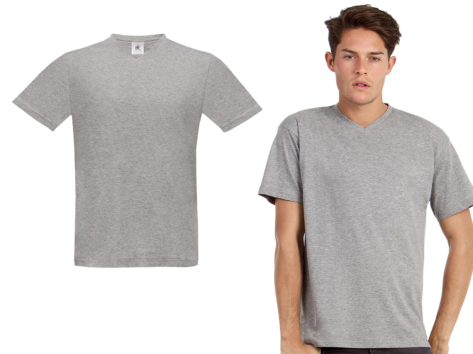 

Koszulka T-shirt - w serek - B&c EXACT150 S