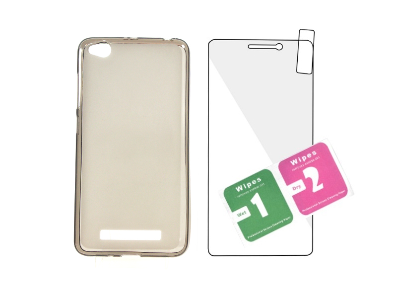 

Etui Matowe + Szkło Xiaomi Redmi 4A 4 a black