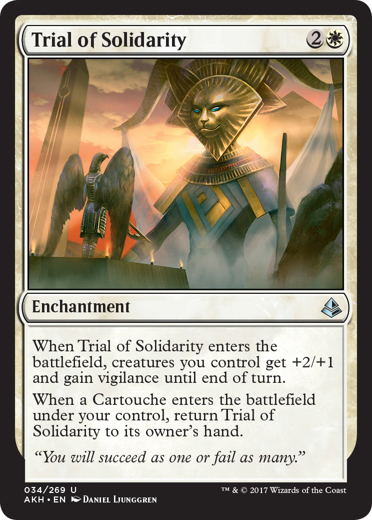 Mtg 4x Trial of Solidarity (Uncommon)