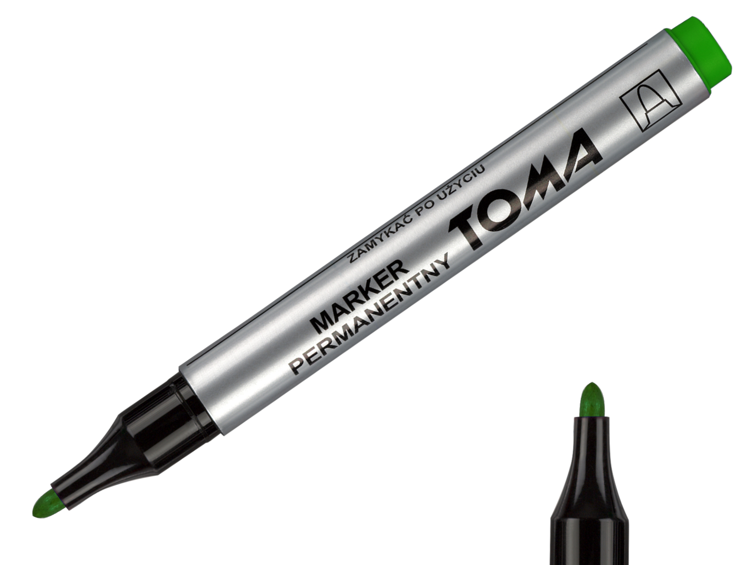 

Marker permanentny okrągły Toma TO-090 zielony