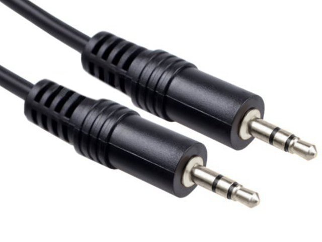 

Kabel przewód Jack 3,5mm - Jack 3,5mm Silver 0,5m