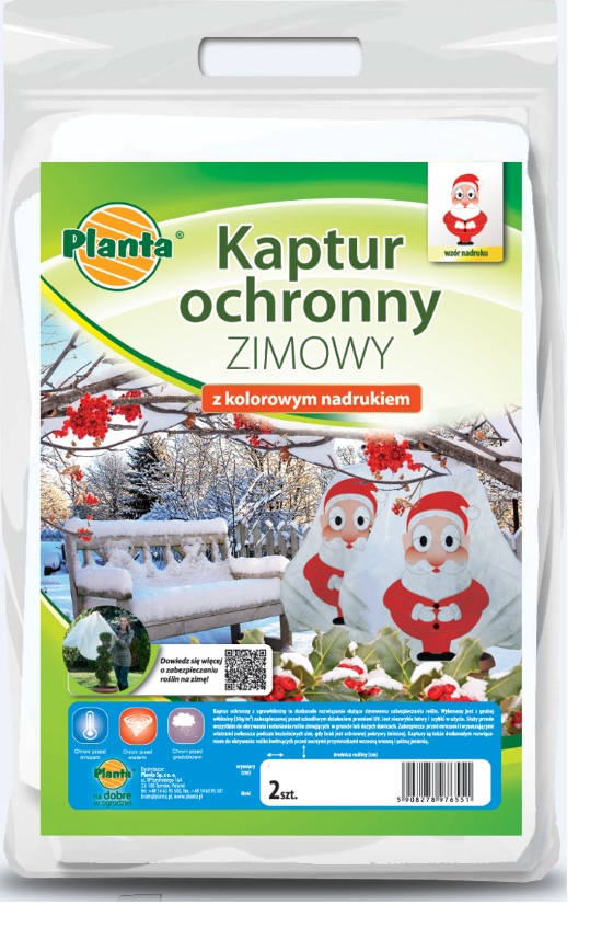 

Kaptur Ochronny Zimowy Mikołaj 70x100 CM 2 Szt