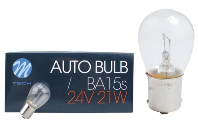 

M-tech Żarówka BA15S 24V/21W S25 Clear Z914