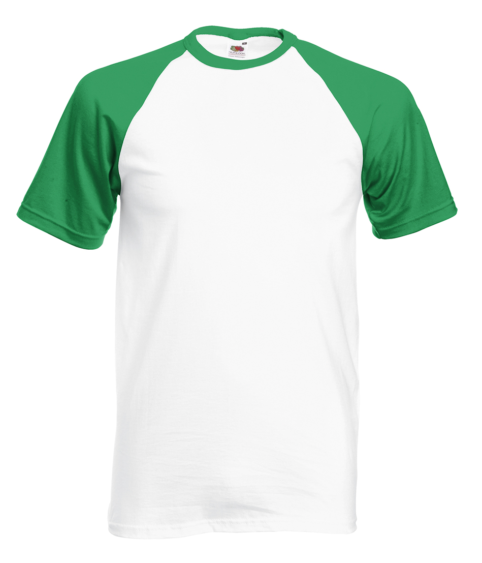 

Koszulka T-shirt Baseball White/Kelly Green XXL