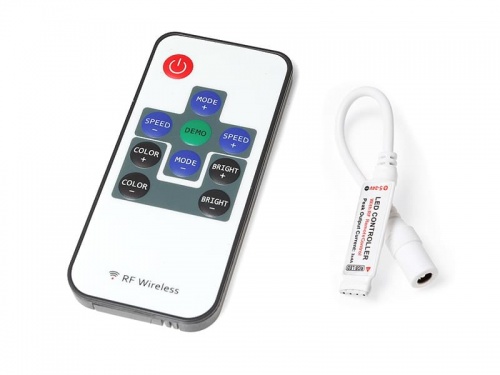 Kontroler sterownik taśm LED RGB pilot RADIOWY RF Typ pilot