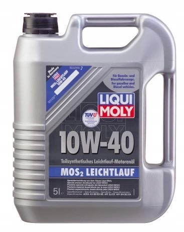 LIQUI MOLY 2184 10W40 MOS2 LEICHTLAUF 5L Rodzaj półsyntetyczne