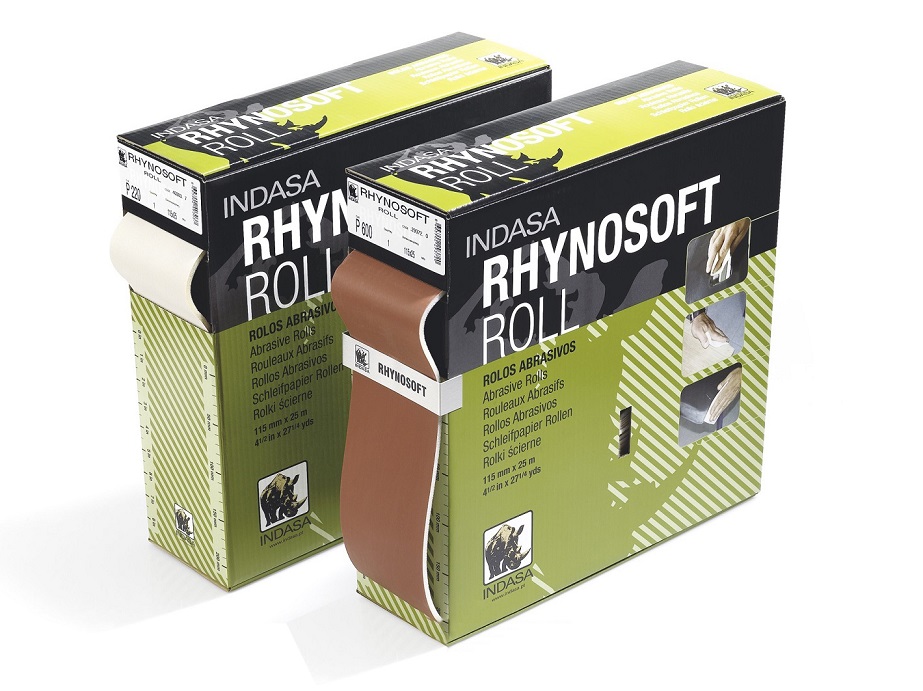 Indasa RHYNOSOFT Abrasive paper on a sponge 25m P180