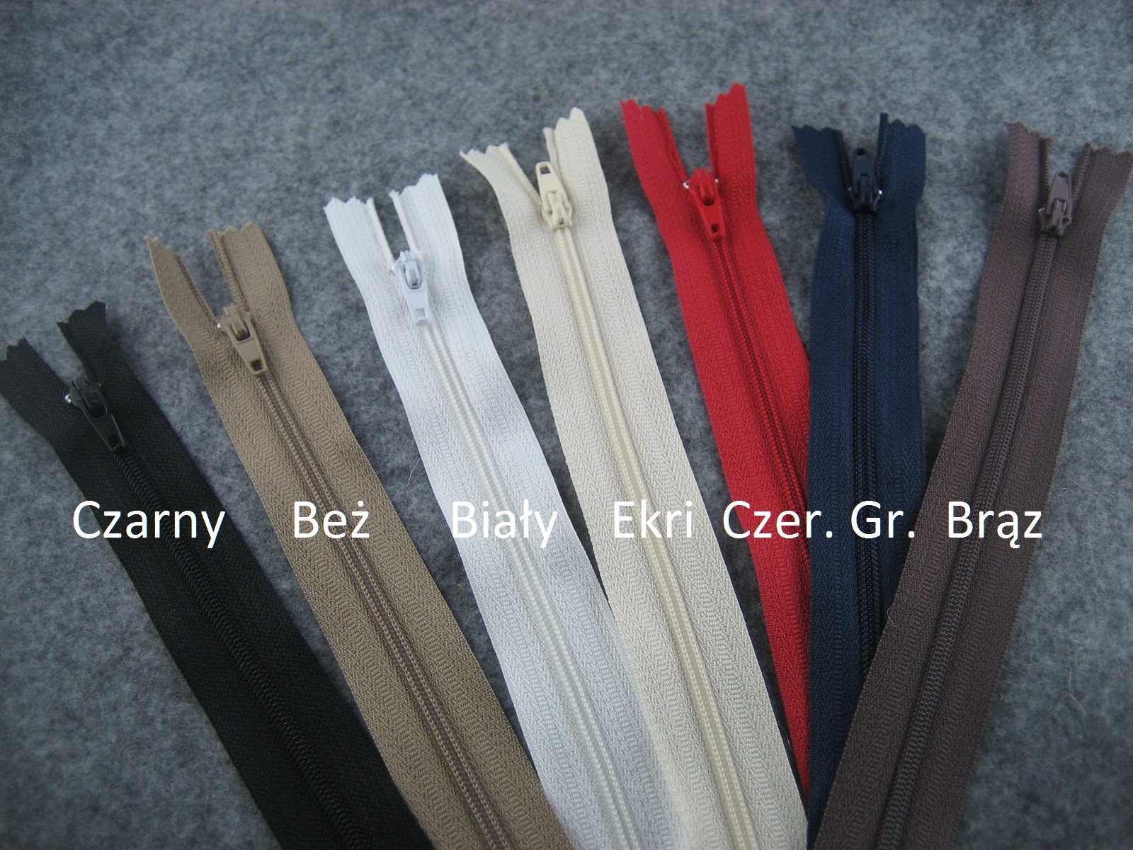 Zamek spirala "3" 18cm.