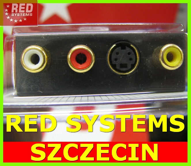 Adapter SCART VIDEO AUDIO CHINCH SVHS Dwukierunkow Długość kabla 0.01 m