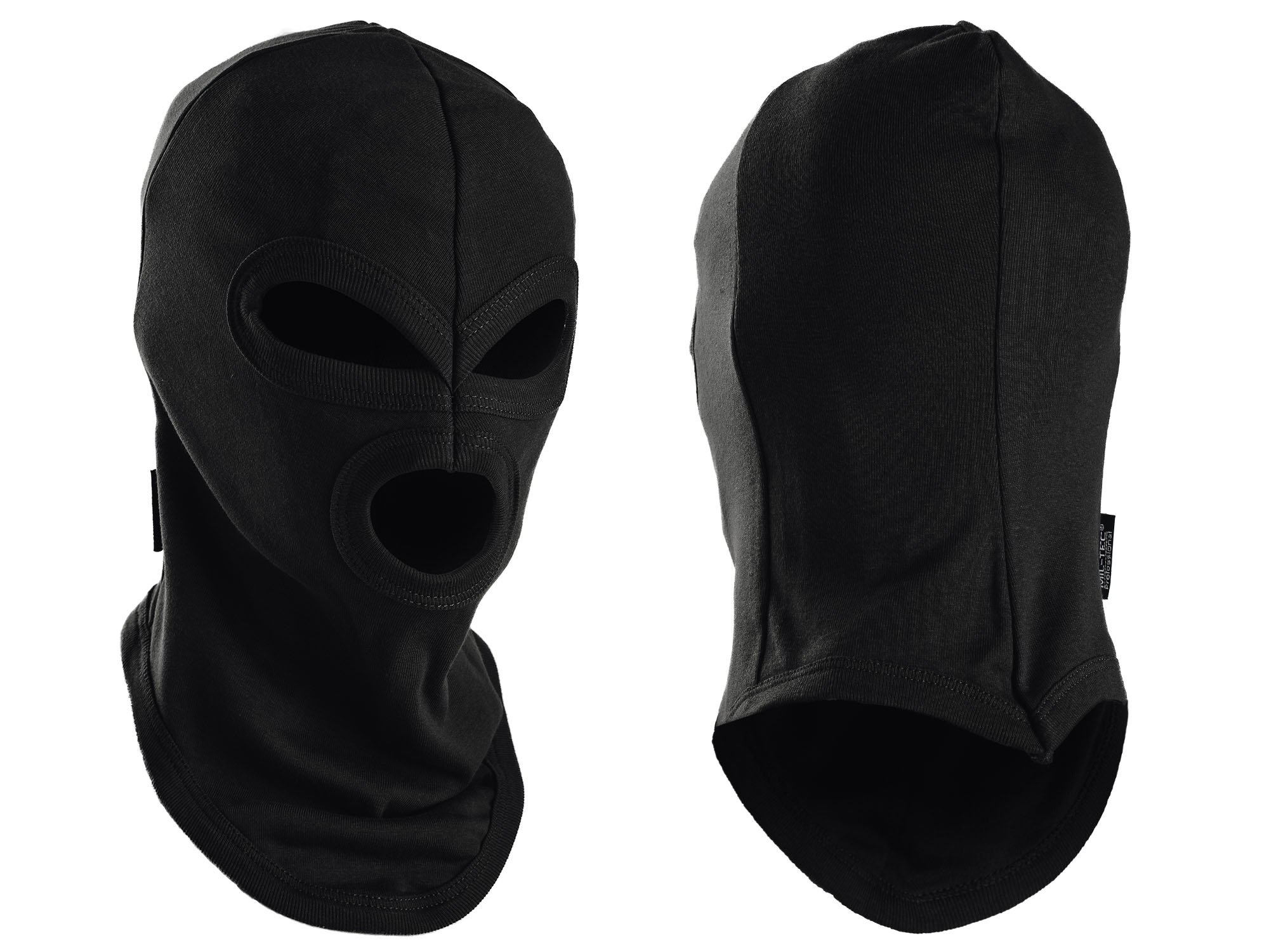 

Kominiarka Balaclava Bawełniana 3 otwory Czarna