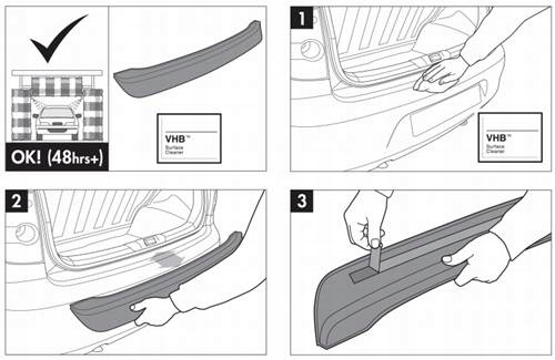 LISTWA OCHRONNA NA ZDERZAK SKODA OCTAVIA IV VRS Part number RGM RBP680