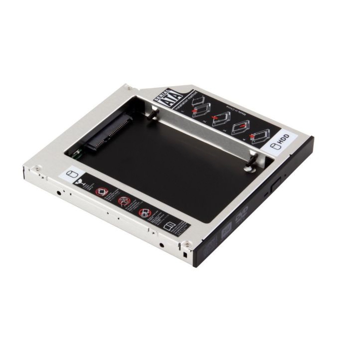 

Kieszeń Sata Sata 12,7MM Na Ssd Hdd Zaślepka