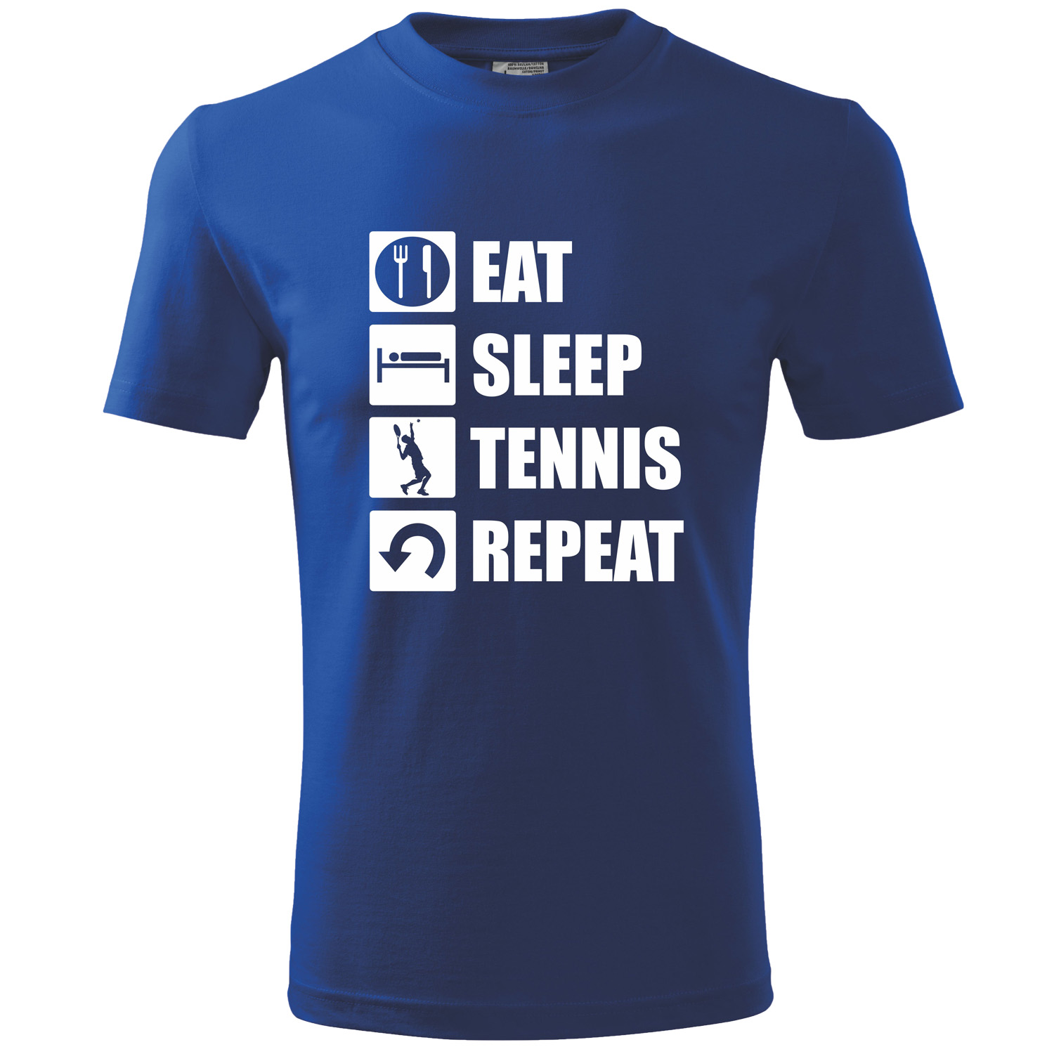 

T-shirt Koszulka nadruk Eat Sleep Tennis Repeat XL