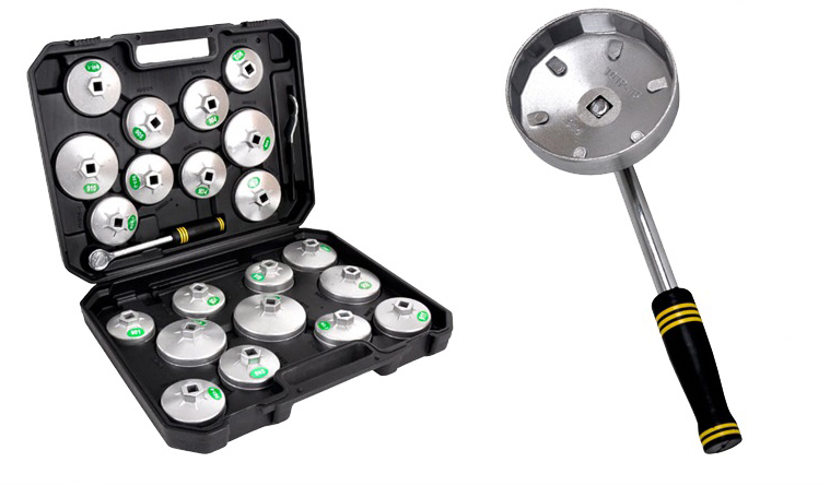 Торцеві Ключі для масляних фільтрів 23шт ковпачки ALU