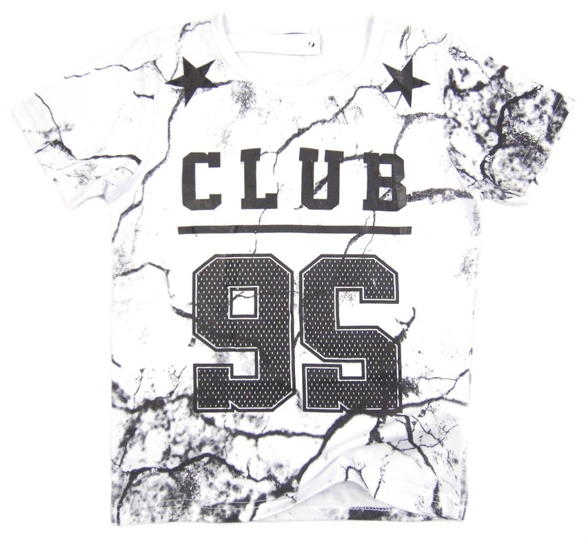 

~EKSTRA~167 koszulka T-shirt bawełna *club* 8Y bia
