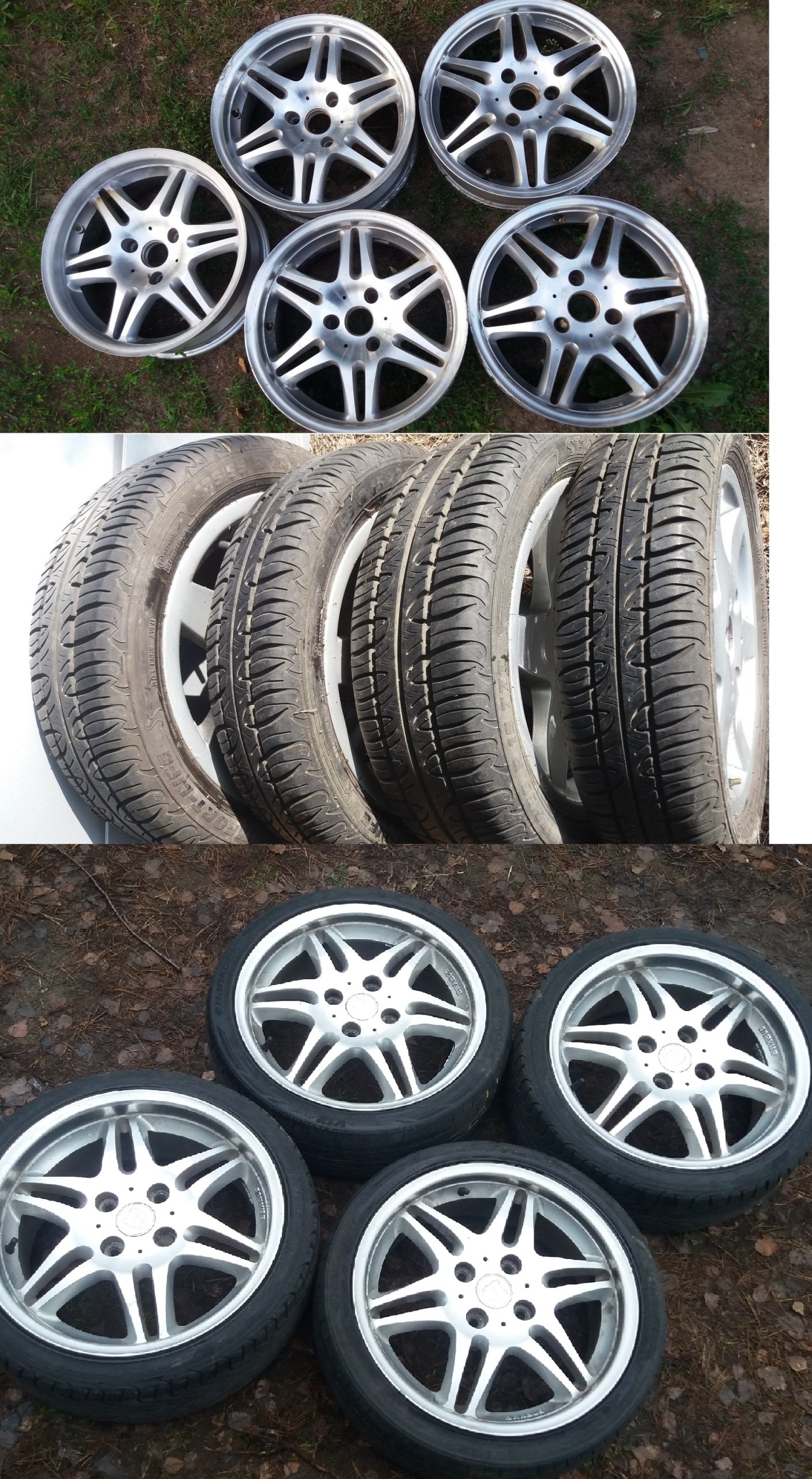 koła felgi opony smart 450 451 452 453 454 brabus 6687660265 - Allegro.pl