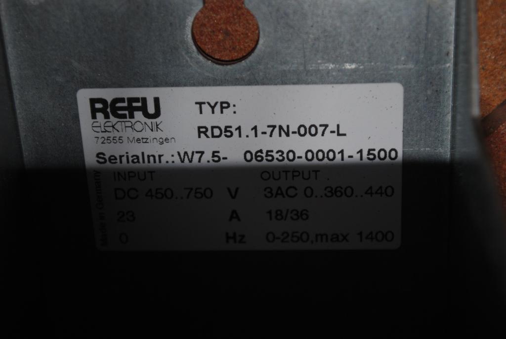 Przemiennik częstotliwości 7kw.. RD51.1-7N-007-L Kod producenta 17082018.018