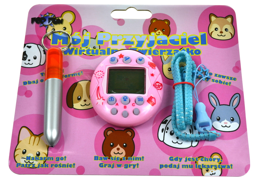 

Tamagotchi, Interaktywne Zwierzątko Długopis Smycz