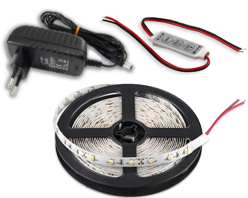 

Zestaw Taśma Led 3528 Smd 3m Zasilacz Ściemniacz