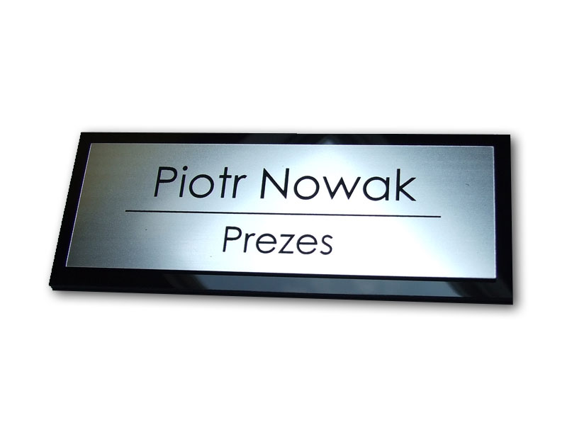 

Tabliczka na drzwi Plexi 13x5 cm - Grawer