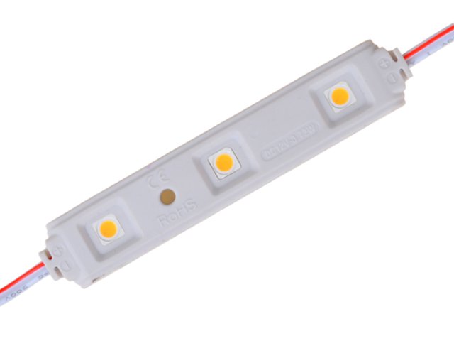 

Moduł 3x Led 5050 12V wodoodporny biały ciepły