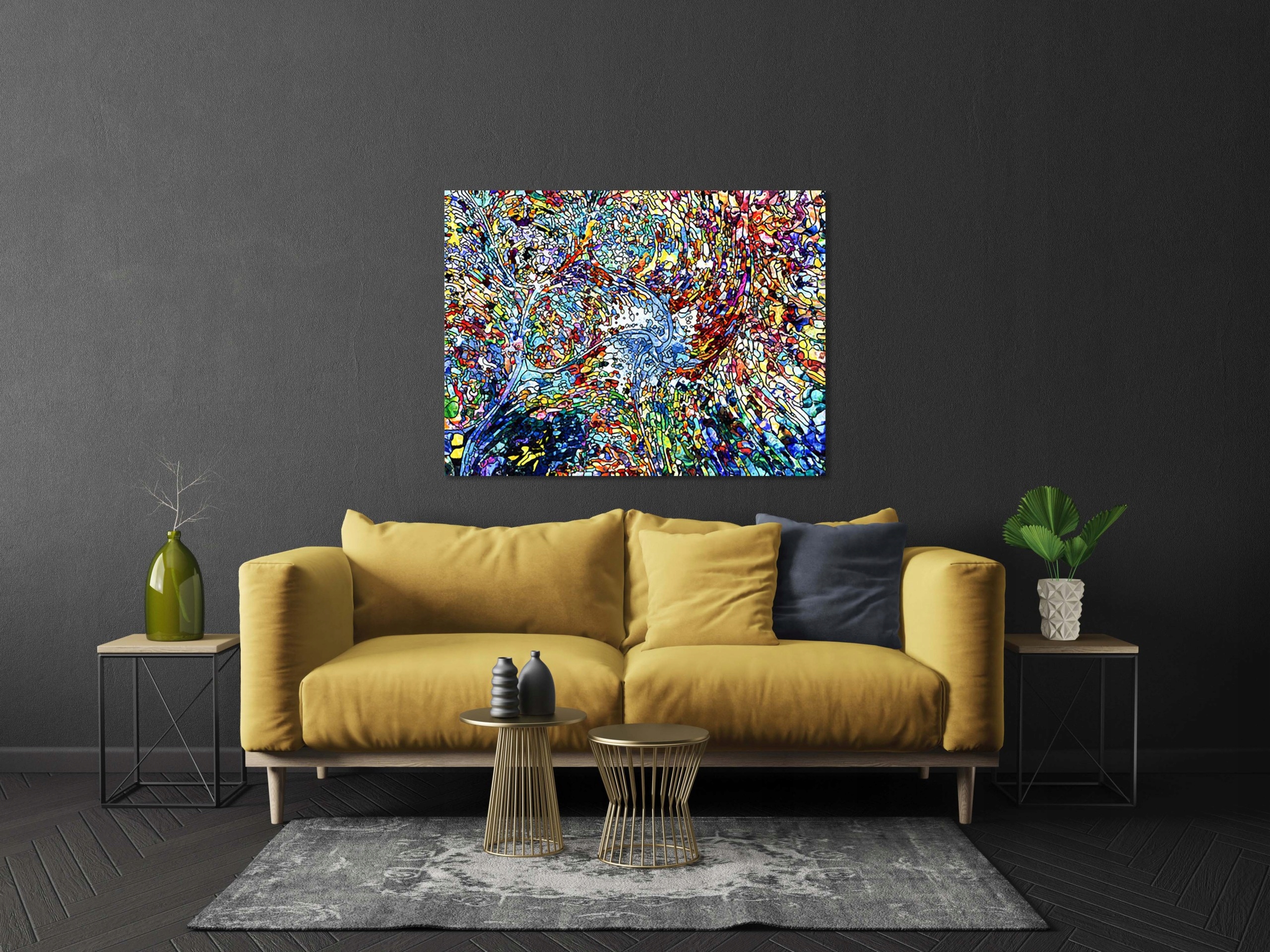 OBRAZ na płótnie ABSTRAKCJA 201657857 120x80 WZORY Marka inna