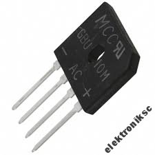 

Mostek Prostowniczy GBU10K 10A 800V x2szt