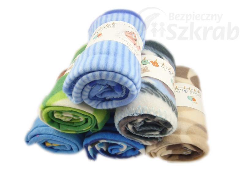 KOCYK KOC DZIECIĘCY NIEMOWLĘCY POLAROWY 70X100 B46 Marka Tresno