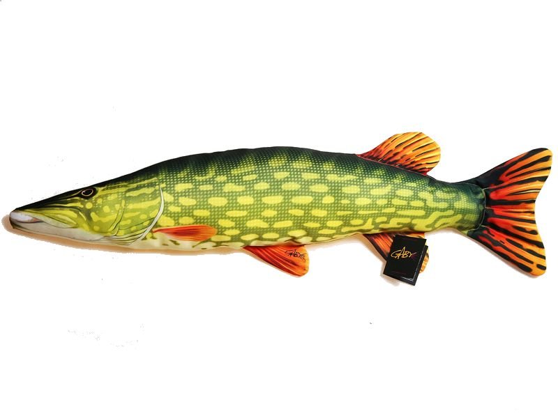 Gaby pluszak ryba zabawka poduszka Szczupak 80cm