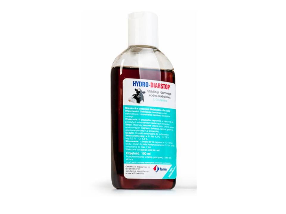 

Jfarm Hydro-Diarstop dla cieląt -elektrolity 100ml