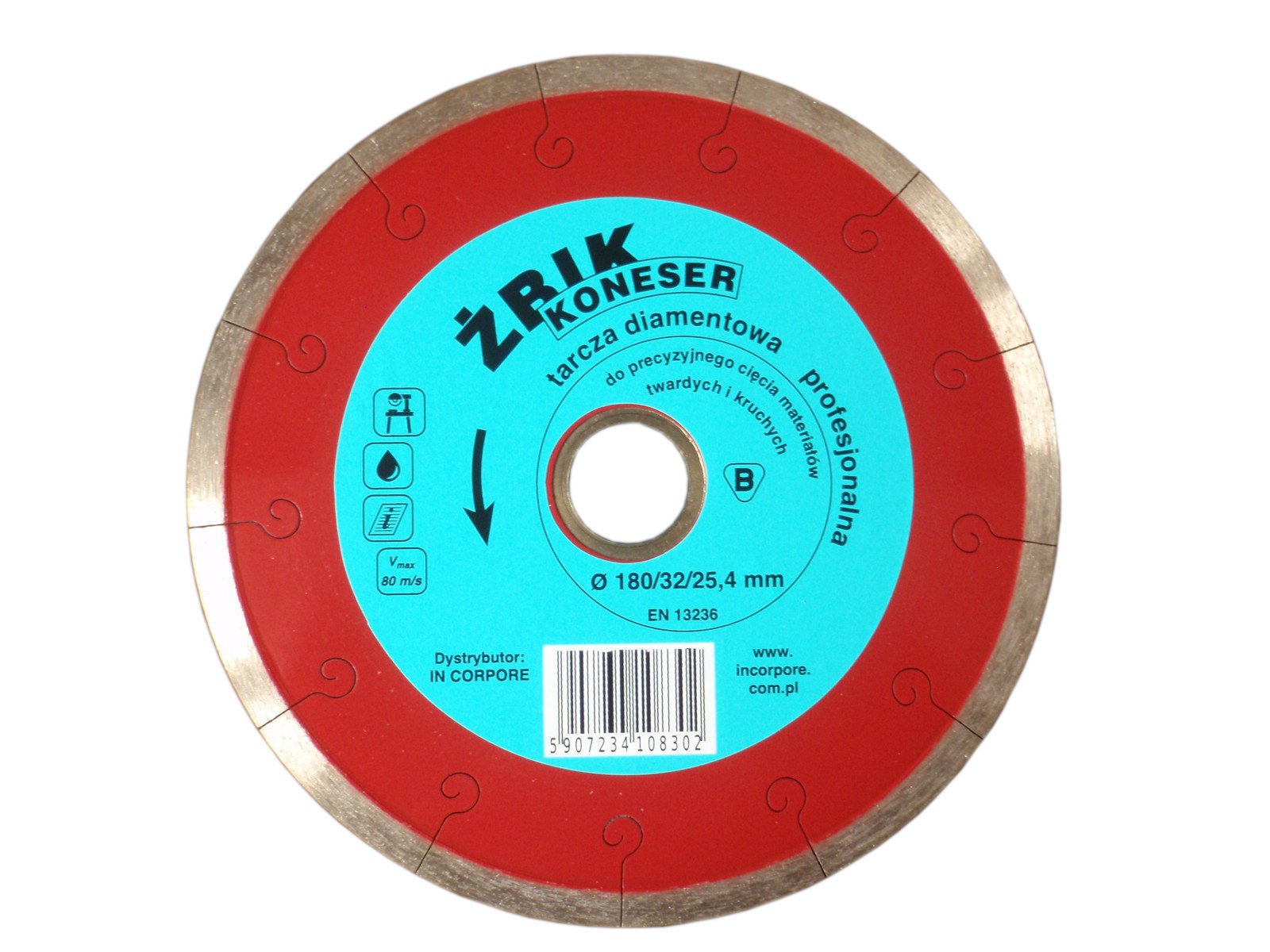 

Tarcza Diamentowa Żbik Koneser 180 MM Gres Marmur