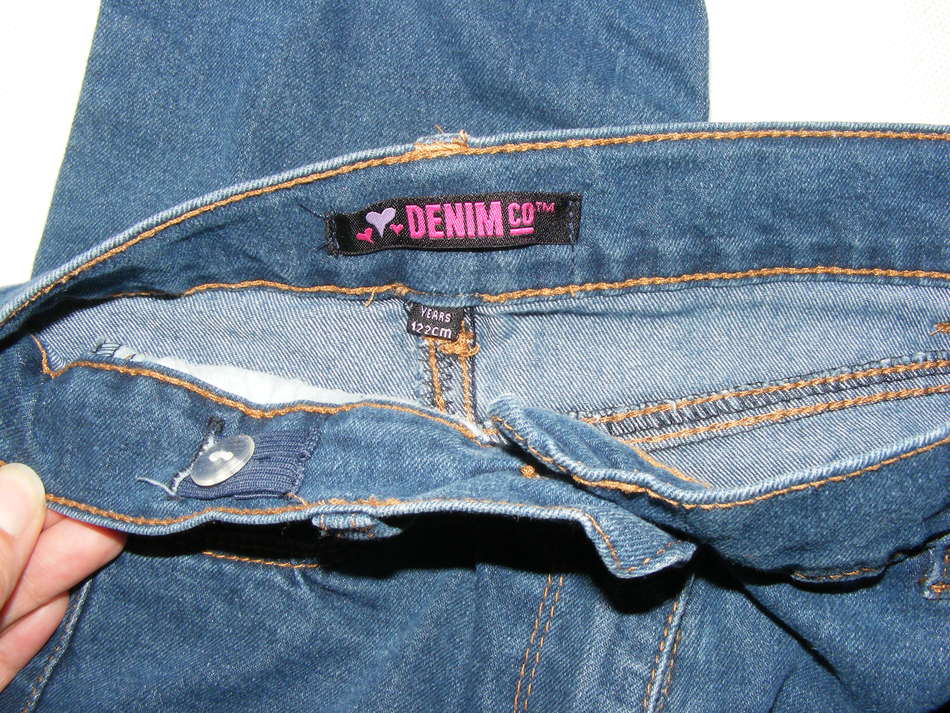 DENIM CO lekkie jeansy z regulacją 122 cm Wiek dziecka 6 lat +