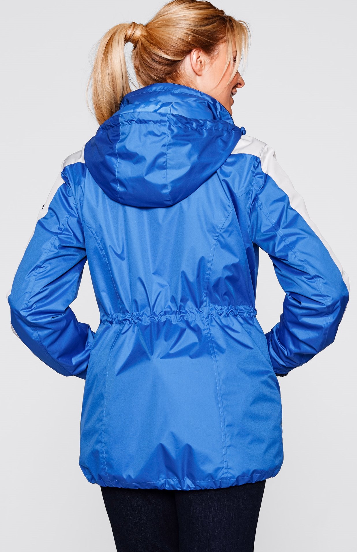 KUM0016 Kurtka 3 w 1 Bonprix szmaragd 40 L Rękaw długi rękaw