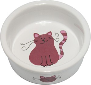 

Miska ceramiczna Yarro z motywem 12,5 cm Różowy