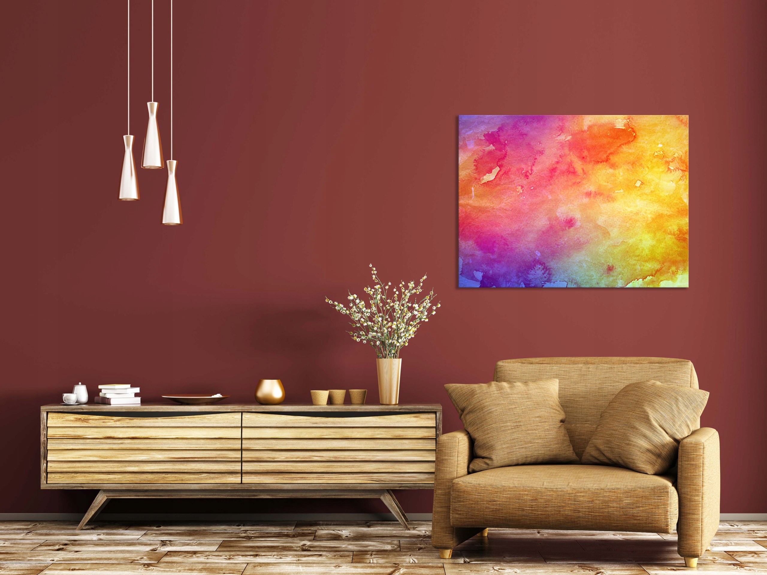 OBRAZ na płótnie ABSTRAKCJA 99005116 120x80 WZORY Szerokość produktu 120 cm