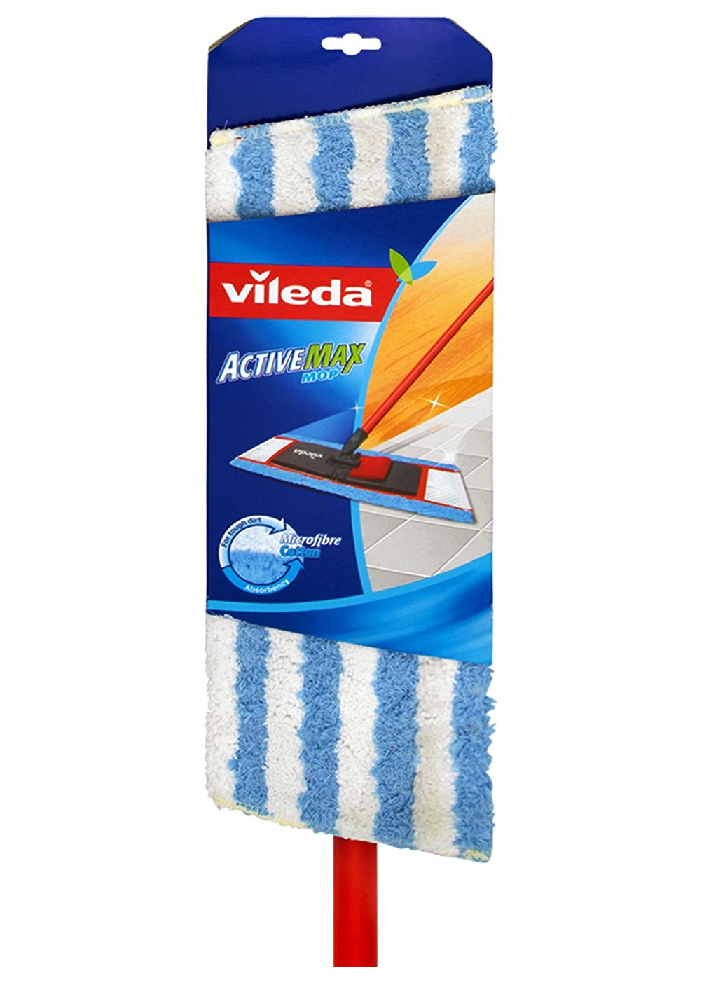 

Mop płaski Vileda Active Max z drążkiem 130 cm