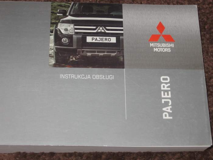 MITSUBISHI PAJERO instrukcja obsługi polska 2006-