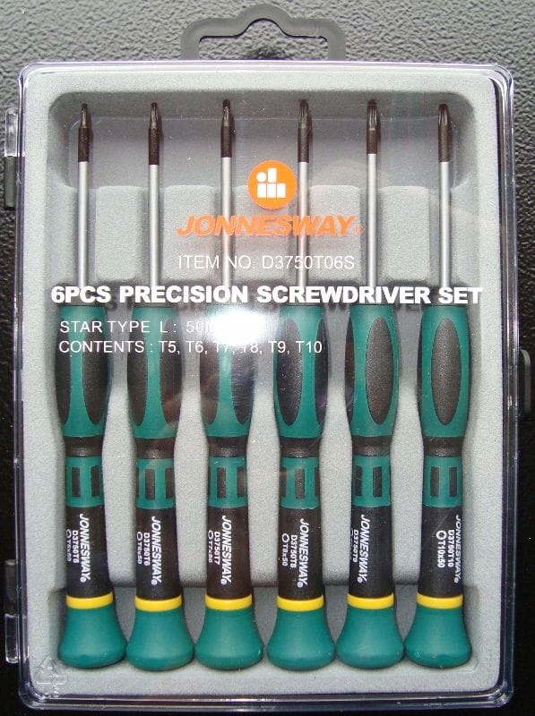 JONNESWAY KPL 6 SZT. WKRĘTAKÓW PRECYZYJNYCH TORX EAN (GTIN) 4719152150063